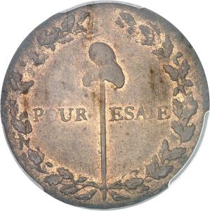 2 sol (1792), Paříž (zkušební ražba)