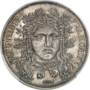 10 centime 1848, Paříž (zkušební ražba)