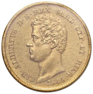20 lira 1845 G