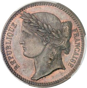 10 centime 1848, Paříž (zkušební ražba)