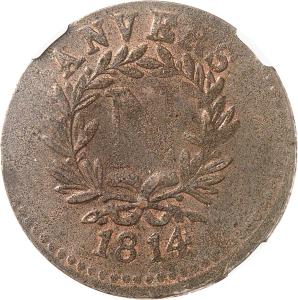 5 centime 1814, Antverpy