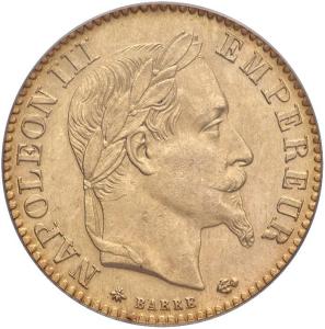 10 frank (1852-1870) A, Paříž