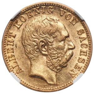 10 mark 1875 E, Drážďany