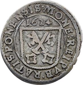 1/2 batzen 1624, Řezno