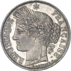 5 frank 1850 A, Paříž