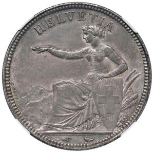 5 frank 1851 A, Paříž