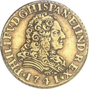2 escudo 1741 PJ, Sevilla