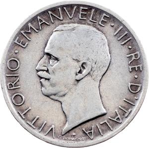 5 lira 1927 R, Řím