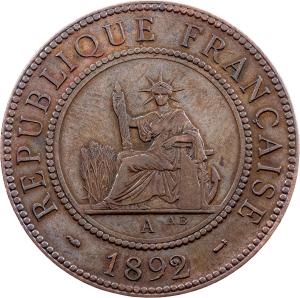 Cent 1892 A, Paříž