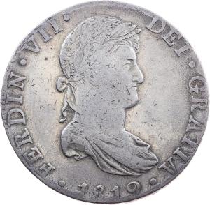 8 real 1819 Mo, Mexico city