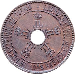 5 centime 1888, Brusel