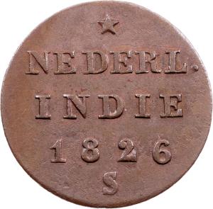 1/2 stuiver 1826 S, Utrecht