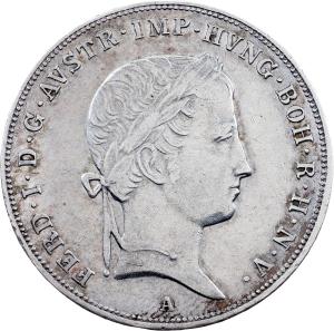 1/2 tolar 1847 A, Vídeň